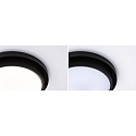 Paulmann ceiling luminaire MALIK IP20, mat, black dimmable