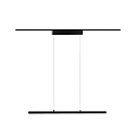 Paulmann track spot URAIL LENTO up / down, black matt dimmable