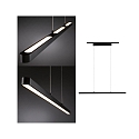 Paulmann track spot URAIL LENTO up / down, black matt dimmable