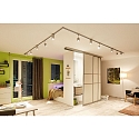 Paulmann spot URAIL COVER with feed-in option, set of 4 GU10, chrome, chrome matt dimmable