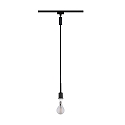 Paulmann URail DecoSystems Pendant luminaire, 230V, E14 max. 20W, without shade, black matt