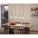 Paulmann URail DecoSystems Pendant luminaire, 230V, E14 max. 20W, without shade, black matt