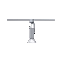 Paulmann track spot URAIL APOL II with jointed arm, adjustable E27, chrome
