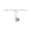 Paulmann track spot URAIL APOL II with jointed arm, adjustable E27, white