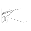 Paulmann Accessories for Wire system LIGHT&EASY Electricity feed-in, 1 pair, max. 300W, 12V, chrome matt