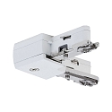 Accessories for 1-Phase track system URAIL L-coupler, fixed, 230V, white