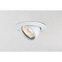 Paulmann Recessed luminaire PREMIUM, 12V, GU5,3, 51mm, whitea/aluminum, tiltable