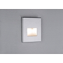 Paulmann Paulmann Wall recessed luminaire LED Edge, 1,1W, chrome matt, inkl. lamp