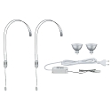 Paulmann Paulmann Galeria Mirror luminaire LED II chrome incl. lamp 2x4W GU5,3