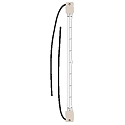 Ralotherm Infrared lamp with cable, ITT 1000W 235V-0826 S, double based, adjustable