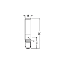 RADIUM LED-tube lamp RL-T18 60 827/C/B15d RO