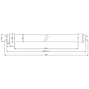 RADIUM LED tube T8 DC-TUBE LED T8 NEO� 18 840/G13 - 600MM DALI controllable, current constant matt G13 6