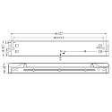 RADIUM LED driver DC DRIVER DALI 15W/100-350mA DALI controllable, current constant, adjustable, silver grey