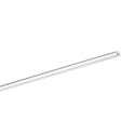 U profile SMALL - FOR 1 STRIP flat, surface-mounted version, powder coated, white