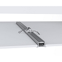 wing profile SMALL - FOR 1 STRIP built-in version, powder coated, white