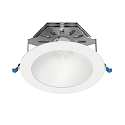 downlight CHANGY-B TRIZONE - UGR<25 DALI2 switchable, set back, with lens optics IP54, white 