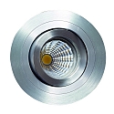 Cardanic Recessed spot MELIMAR, round, 1-fold, IP20, aluminum glossy
