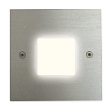 LED Wall recessed luminaire for switch boxes, 1W, 2900K | 3100K, 14lm, IP20, stainless steel