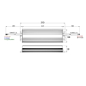 Rutec LED-Power supply unit, 24V, 300W, IP67, WITH PFC ACTIV, 100-240V AC, static