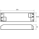 Rutec LED power supply 24V, 40-75.6W DIM