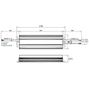 Rutec DALI2 Dimm-actuator, 100-277V, 24V-/100W, for VARDAflex, 1 channel, 1 address, dynamic, IP67