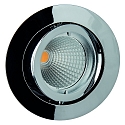 Alu die-cast Recessed spot for MR16, without snap ring, swivelling, IP20, chrome