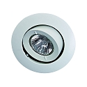 ceiling recessed luminaire MR16 cardanic swivelling IP20, powder coated, white