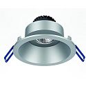 recessed luminaire TOM ROUND (EMPTY CASE FOR LED MODULE �5CM) round, swivelling, without socket IP20, silver matt dimmable