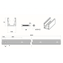 Rutec Projekt profile VARDAFLEX NEON PIKO SVQ/TVQ - 2M - 2M, aluminium