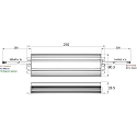 Rutec Projekt LED driver 24V / 120W / PHASE voltage constant, dimmable, aluminium