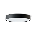 surface luminaire DISC IP20, black dimmable