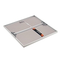 SIGOR LED Surface mounting panel FLED for industry and craft, 230V, 62 x 62 x 2.8cm, UGR<22, 40W 3000K 3200lm 120�, white