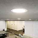 SIGOR recessed luminaire FLED DOWNLIGHT SLIM CCT Switch, with diffuser IP20, white  6W 310lm 3000 / 4000 / 5000K 120� 120� CRI 90