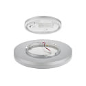 SIGOR ceiling luminaire CIRCEL 27 IP54, silver 