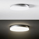 SIGOR ceiling luminaire CIRCEL 27 IP54, silver 