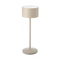 battery table lamp VELUNA up / down, CCT Switch, set of 1, with touch dimmer IP44, dune beige dimmable