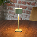SIGOR battery table lamp VELUNA up / down, CCT Switch, set of 1, with touch dimmer IP44, sage green dimmable