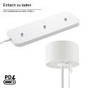 SIGOR battery table lamp VELUNA up / down, CCT Switch, set of 3, with touch dimmer IP44, snow white dimmable