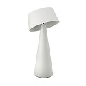 SIGOR battery table lamp SOLINO IP44, snow white dimmable