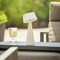SIGOR battery table lamp SOLINO IP44, snow white dimmable
