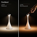 SIGOR battery table lamp NUDROP MINI CCT Switch, with touch dimmer IP54, snow white dimmable