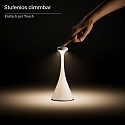 SIGOR battery table lamp NUDROP MINI CCT Switch, with touch dimmer IP54, snow white dimmable