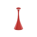 battery table lamp NUDROP MINI CCT Switch, with touch dimmer IP54, fire red dimmable