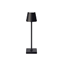 battery table lamp NUINDIE POCKET USB-C up / down, with USB connection, CCT Switch, with touch dimmer IP54, night black dimmable