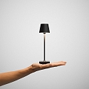 battery table lamp NUINDIE POCKET USB-C round, CCT Switch, with touch dimmer IP54, night black dimmable