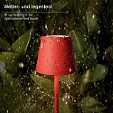 SIGOR battery table lamp NUINDIE POCKET USB-C up / down, with USB connection, CCT Switch, with touch dimmer IP54, fire red dimmable