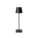 battery table lamp NUINDIE USB-C up / down, with USB connection, CCT Switch, with touch dimmer IP54, night black dimmable