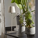 SIGOR battery table lamp NUINDIE USB-C up / down, with USB connection, CCT Switch, with touch dimmer IP54, dune beige dimmable