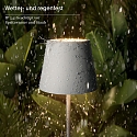 SIGOR battery table lamp NUINDIE USB-C up / down, with USB connection, CCT Switch, with touch dimmer IP54, fog grey dimmable