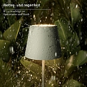 SIGOR battery table lamp NUINDIE USB-C up / down, with USB connection, CCT Switch, with touch dimmer IP54, sage green dimmable